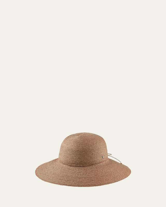 Delphina Round Raffia Sun Hat